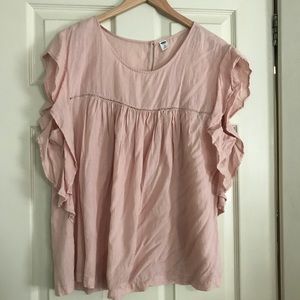 Pink Ruffle Shirt from Old Navy